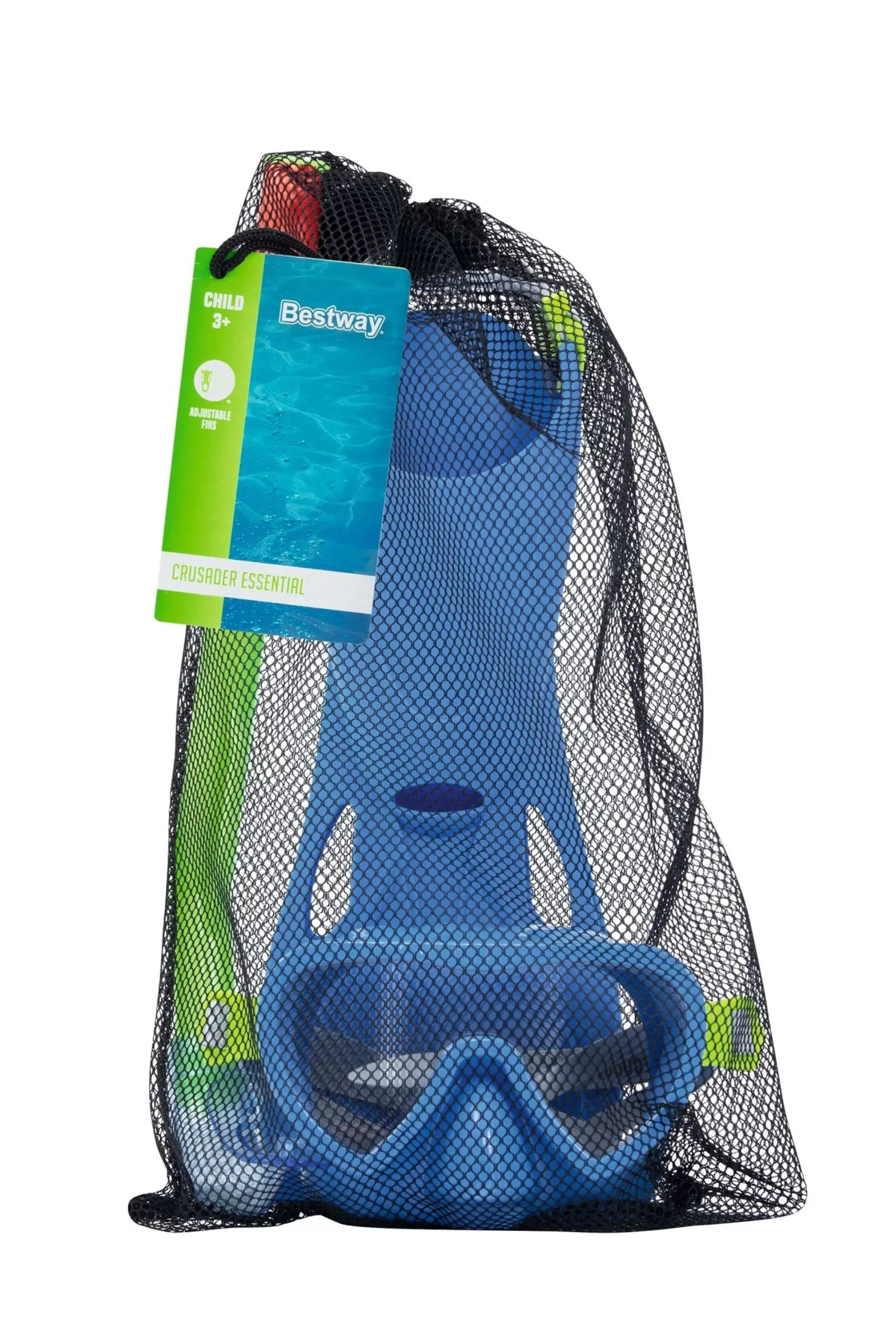 Bestway ® Crusader Essential Child 3+ Snorkel Set With Fins Store
