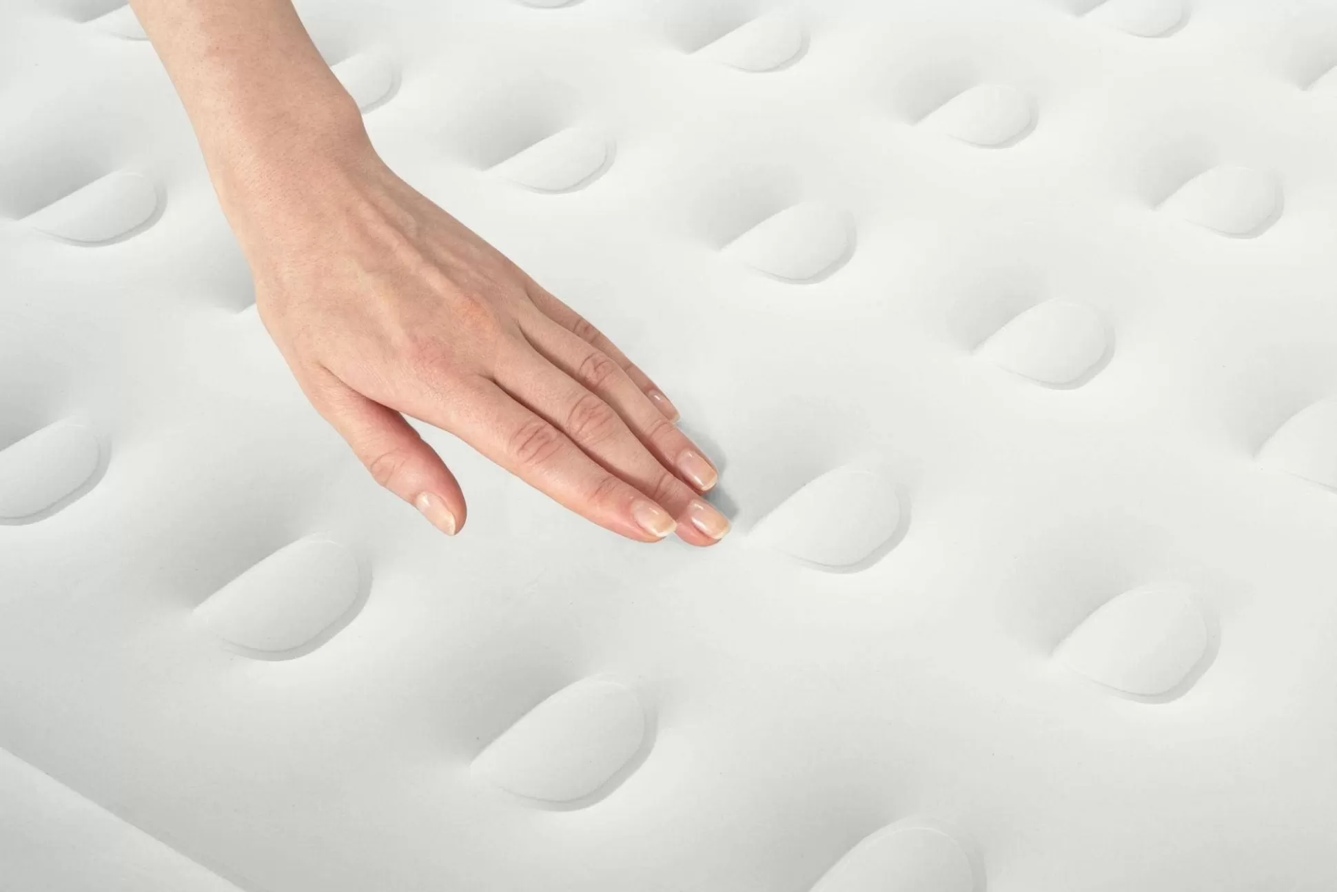 Bestway Essential Comfort Air Mattress Queen 18" With Built-In Ac Pump And Antimicrobial Coating Best