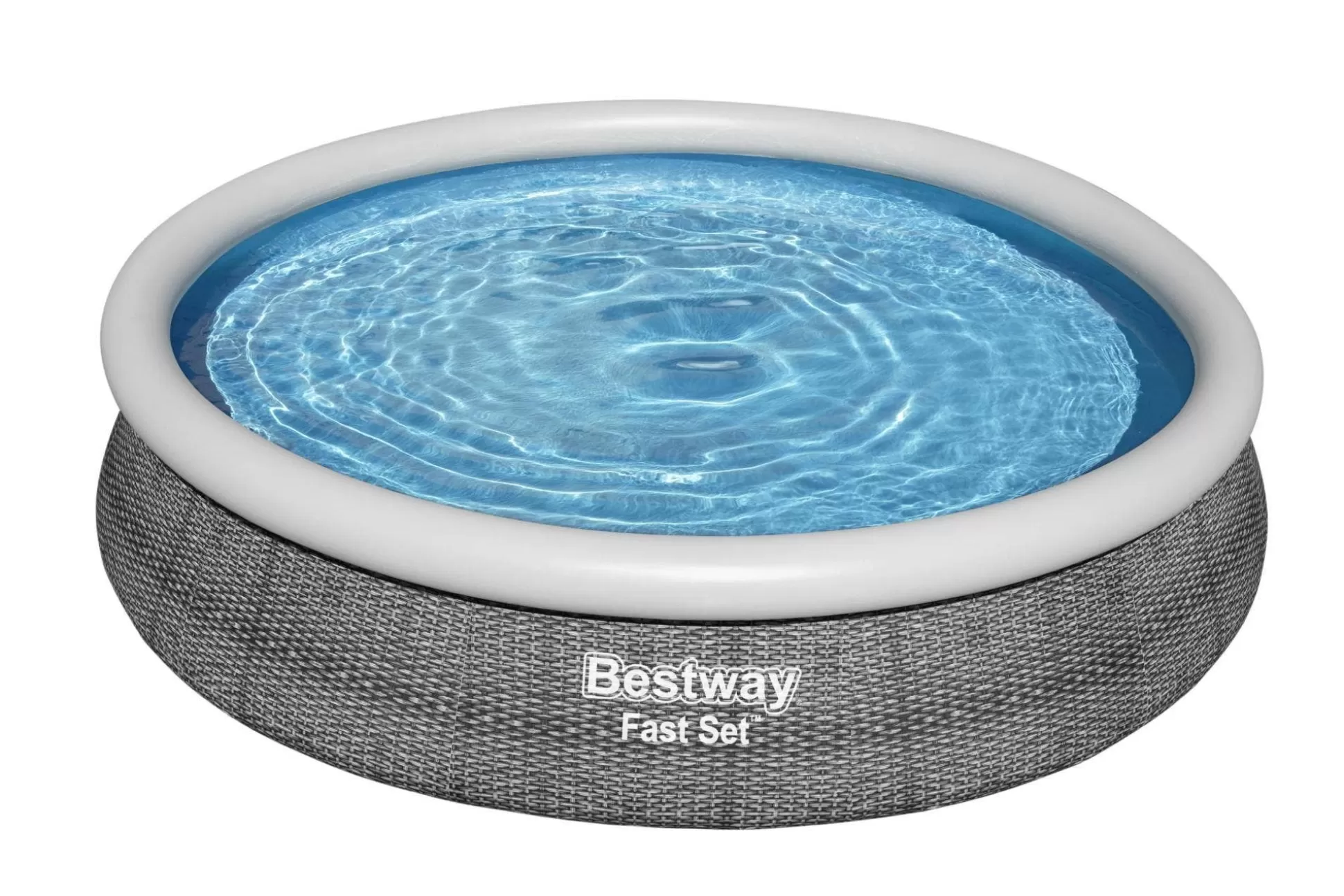 Bestway Fast Set 12' X 30" Round Inflatable Pool Set Hot