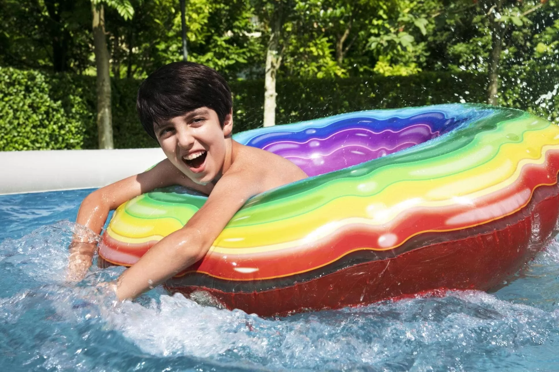 Bestway Fast Set 13' X 33" Round Inflatable Pool Set Clearance