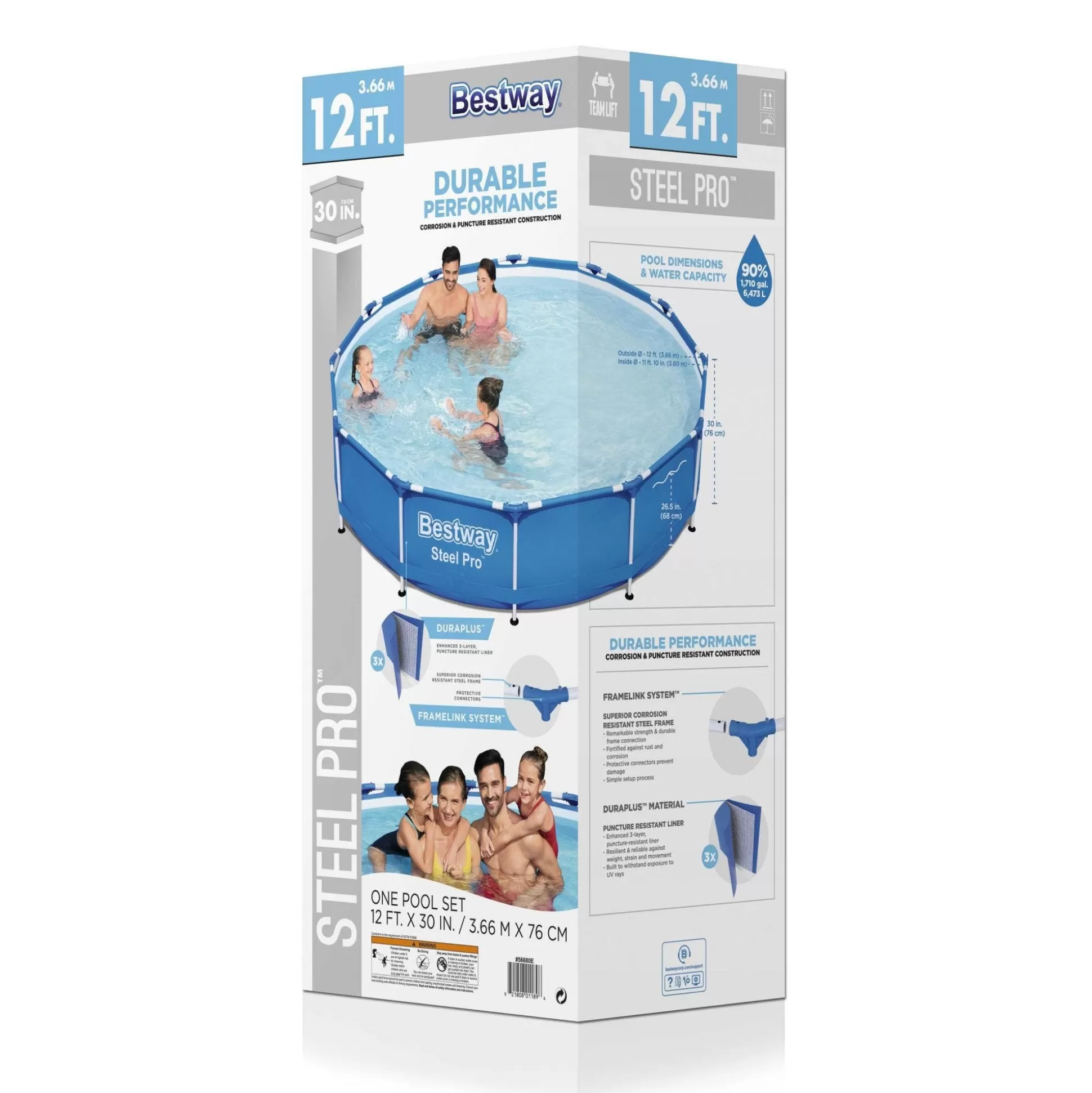 Bestway Steel Pro 12' X 30 Above Ground Pool Set Sale