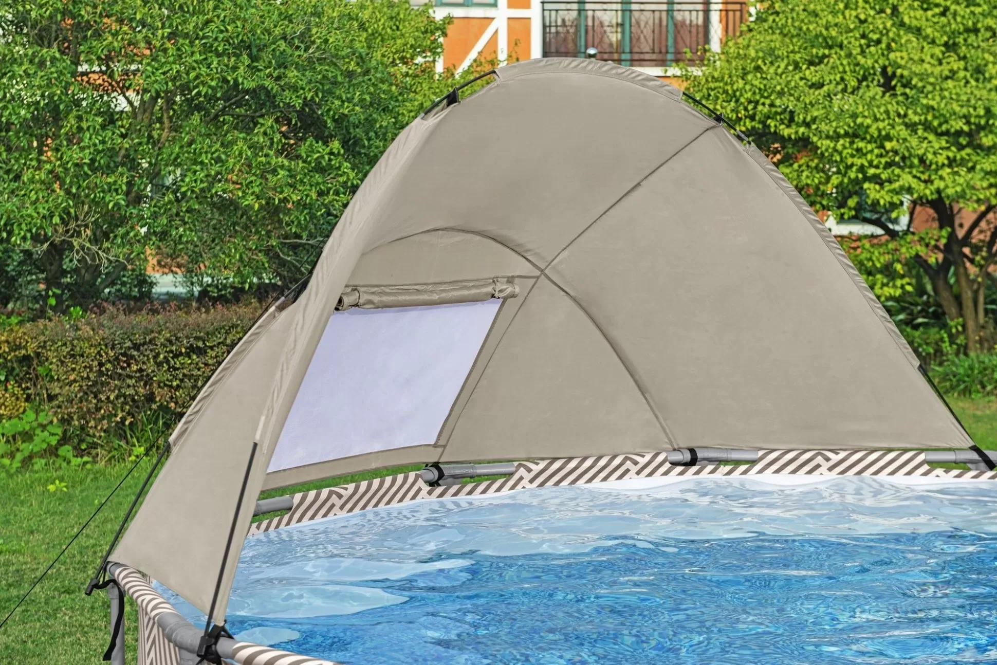 Bestway Steel Pro Max 13' X 42 Round Above Ground Pool Set With Canopy Flash Sale
