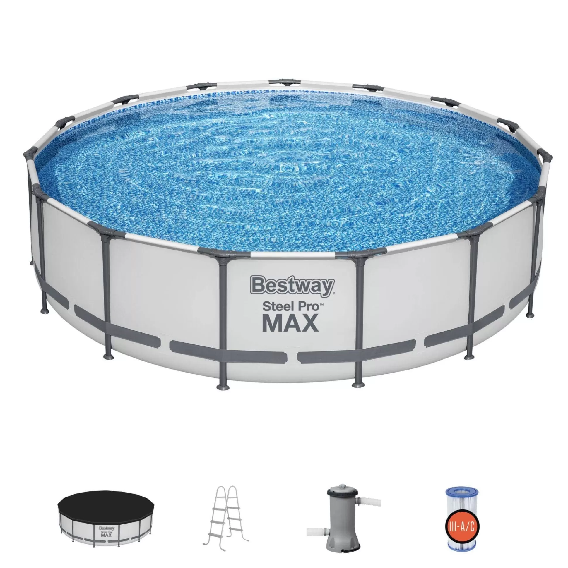 Bestway Steel Pro Max 15' X 42 Above Ground Pool Set Flash Sale