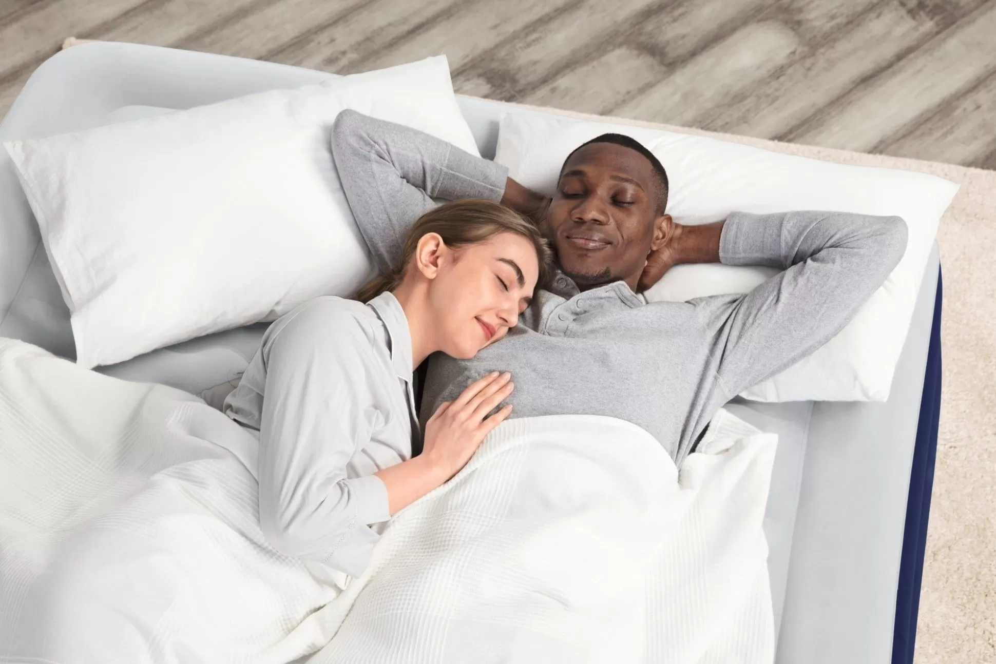 Bestway Tritech Air Mattress Queen 24 With Built-In Ac Pump Included And Antimicrobial Coating Sale