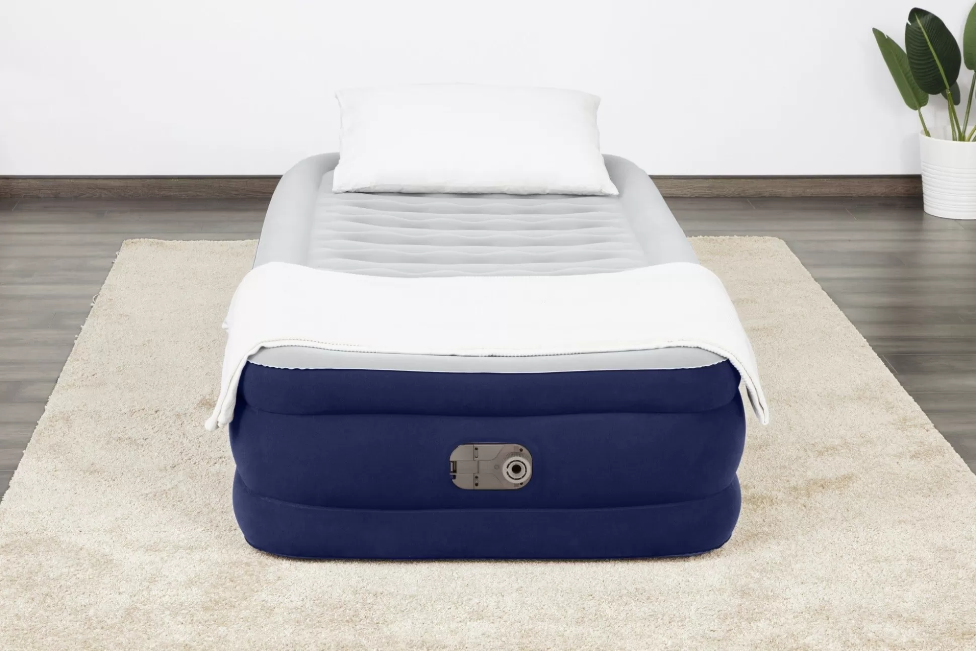 Bestway Tritech Air Mattress Twin 15 With Built-In Ac Pump Included And Antimicrobial Coating Sale