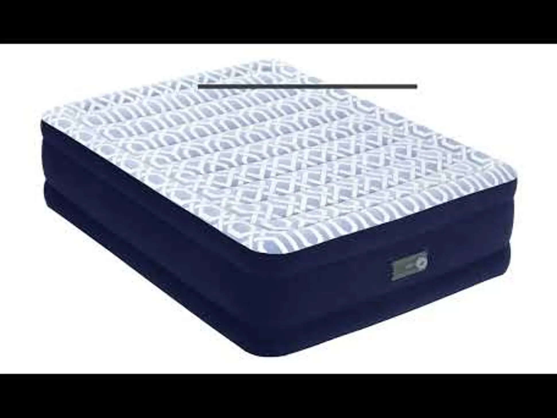 Bestway Tritech Fashion Flock Air Mattress Queen 20" With Built-In Ac Pump And Antimicrobial Coating Shop