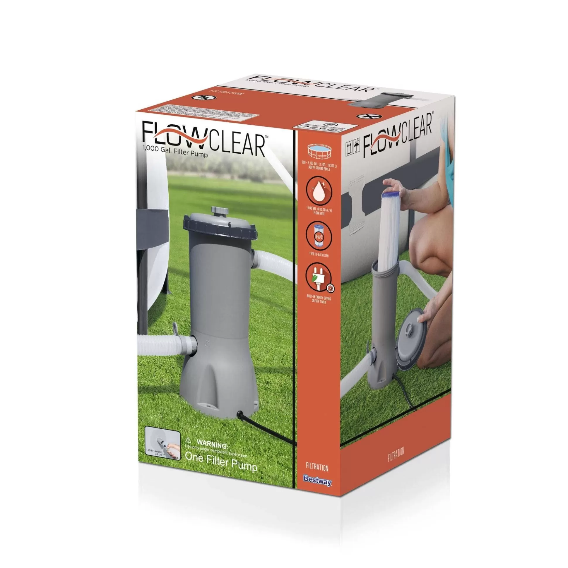 Bestway Flowclear 1,000 Gal. Filter Pump Best Sale
