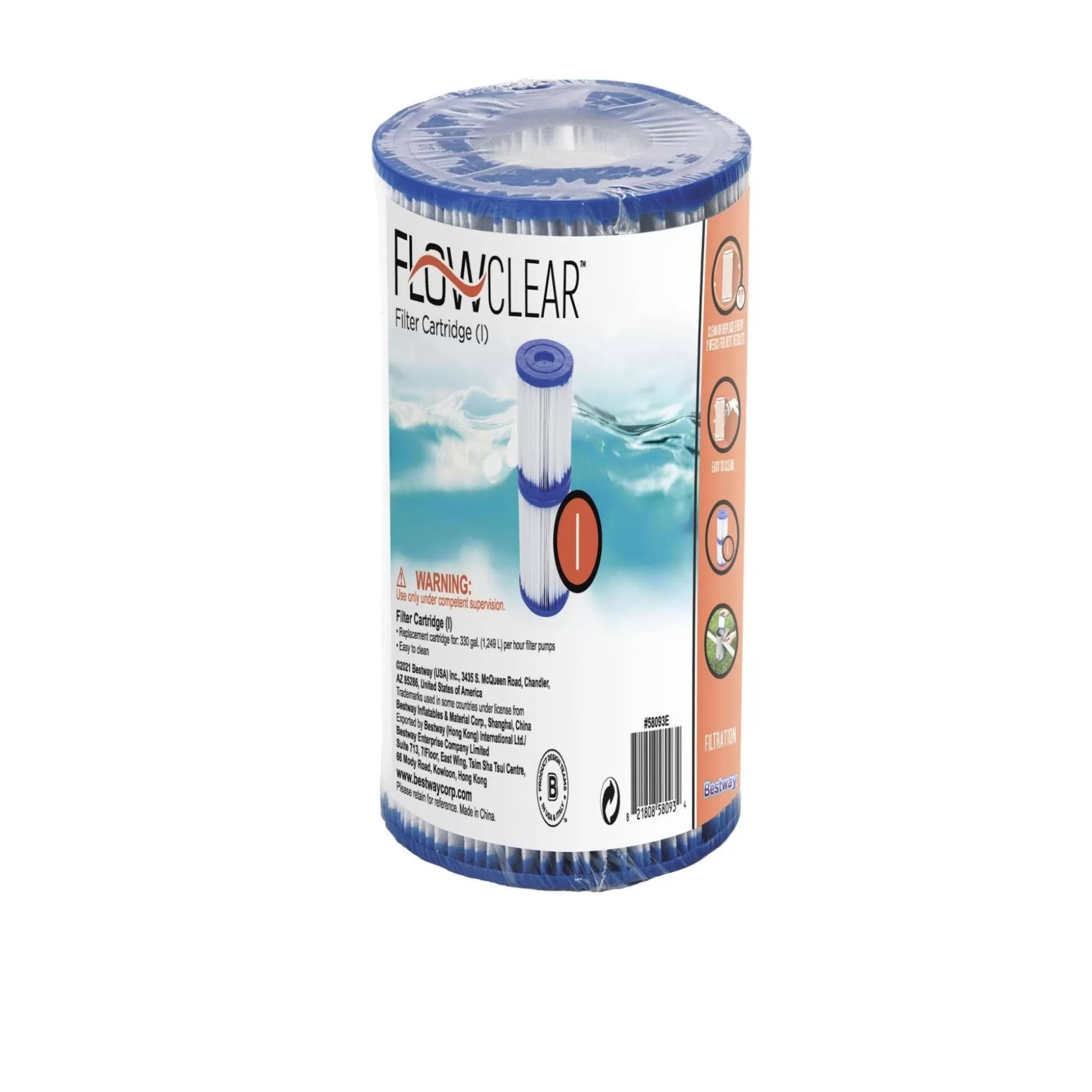 Bestway Flowclear Type I Filter Cartridge, 2-Pack Cheap