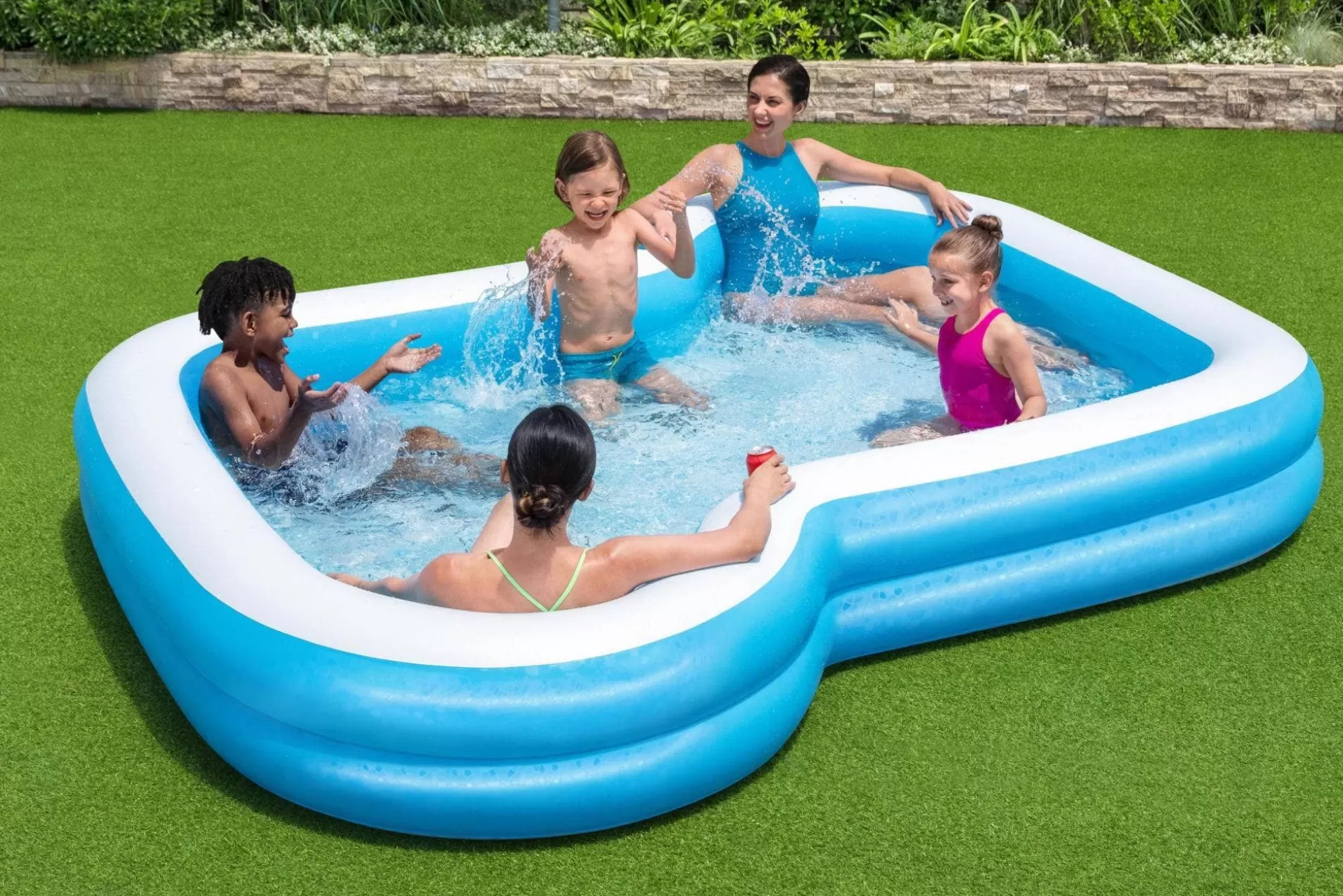 Bestway H2Ogo! 10' X 9' X 18 Sunsational Inflatable Kiddie And Family Pool Flash Sale