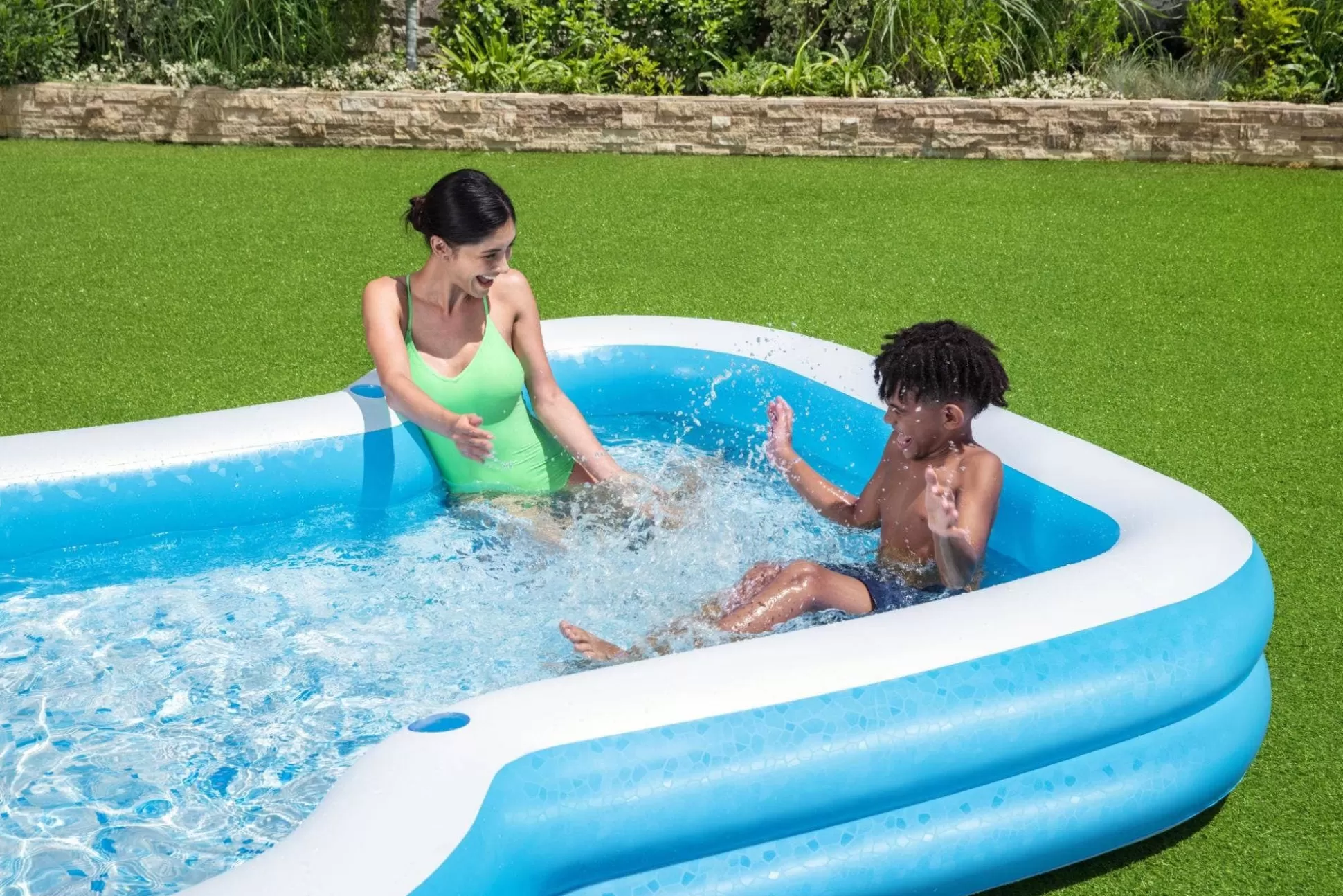 Bestway H2Ogo! 10' X 9' X 18 Sunsational Inflatable Kiddie And Family Pool Flash Sale