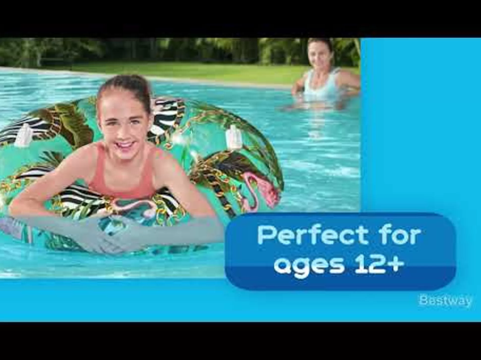 Bestway H2Ogo! 45 Floral Fantasy Pool Ring Float Best Sale