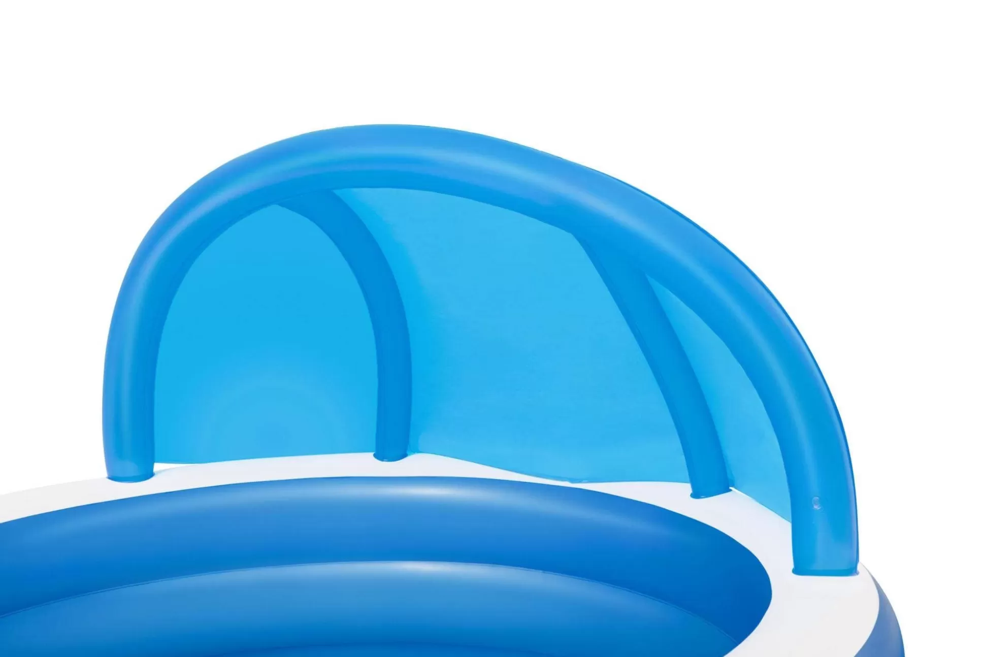 Bestway H2Ogo! 7'11 X 55 Summer Days Inflatable Round Kiddie Pool With Uv Careful Sunshade Sale