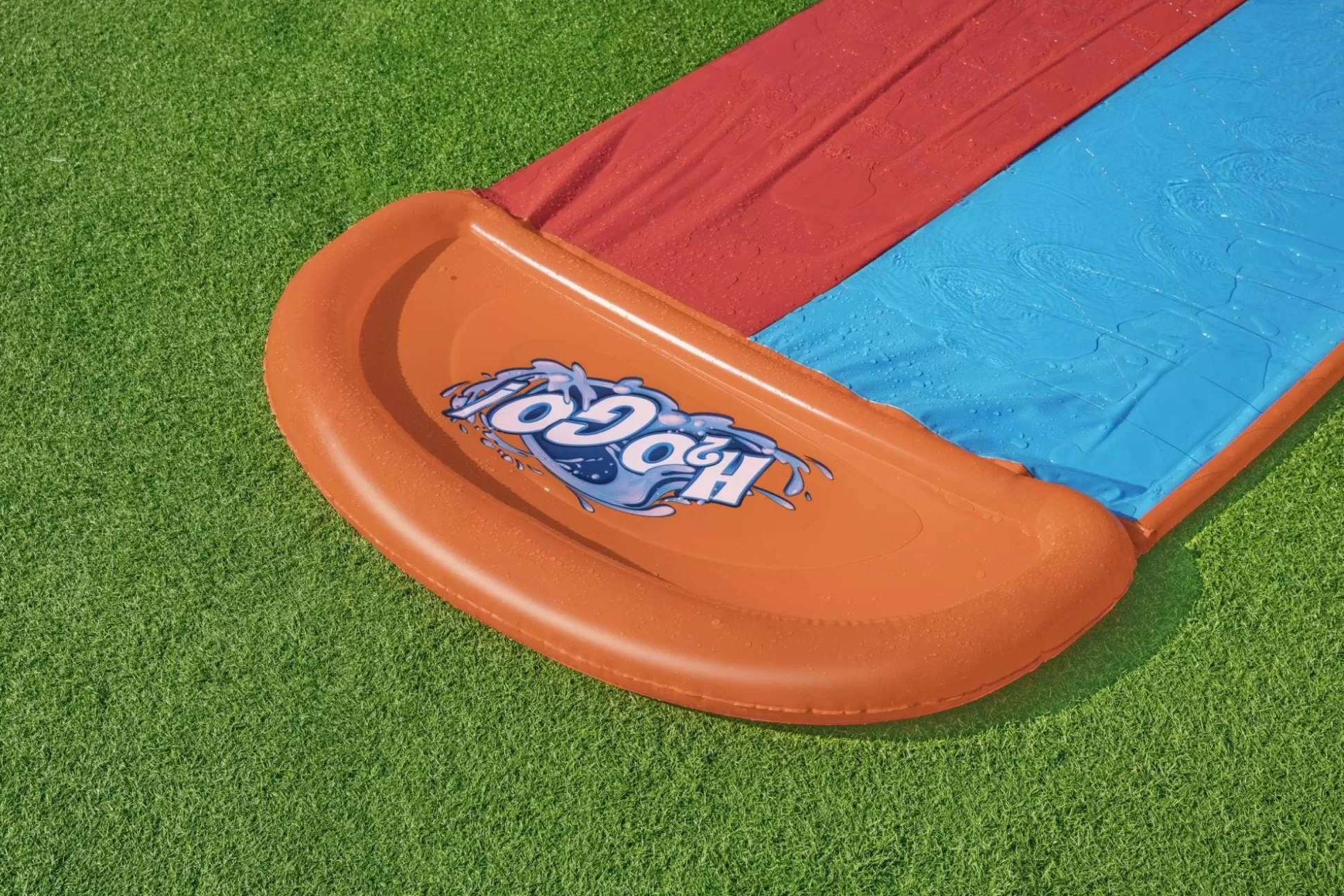 Bestway H2Ogo! Child Double Lane Water Slide With Tsunami Splash Ramp 16' Flash Sale
