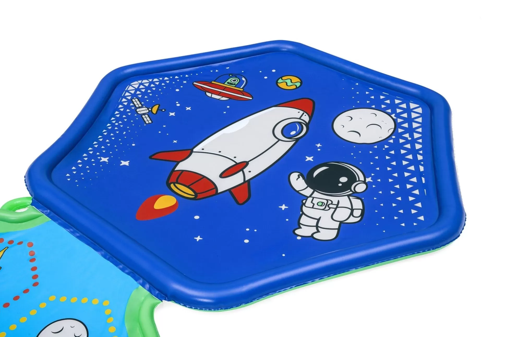 Bestway H2Ogo! Cosmic Adventure Kids Sprinkler Splash Pad And Inflatable Water Slide Cheap