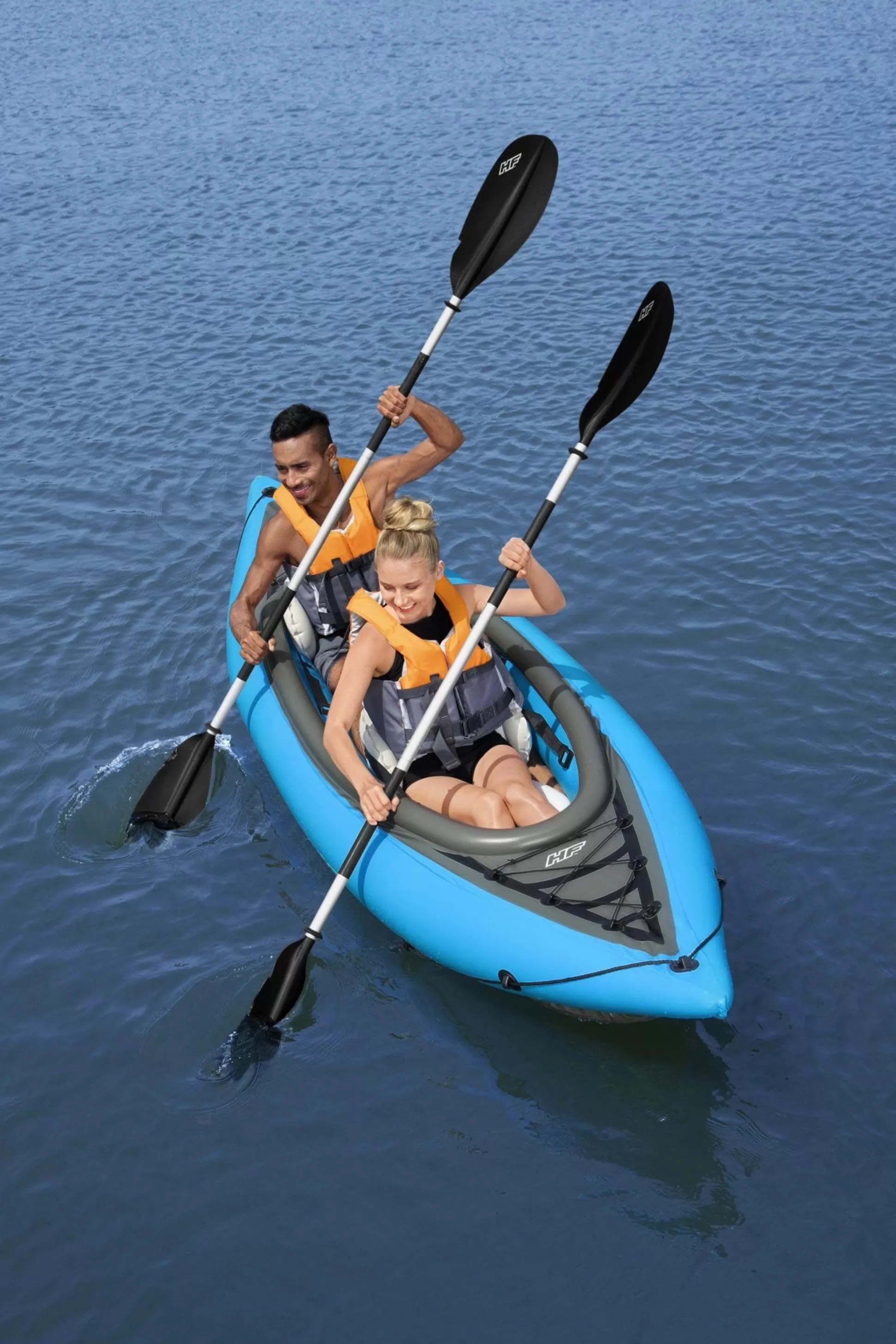 Bestway Hydro-Force Cove Champion Inflatable Two-Person Kayak Set 10' 10" Fashion