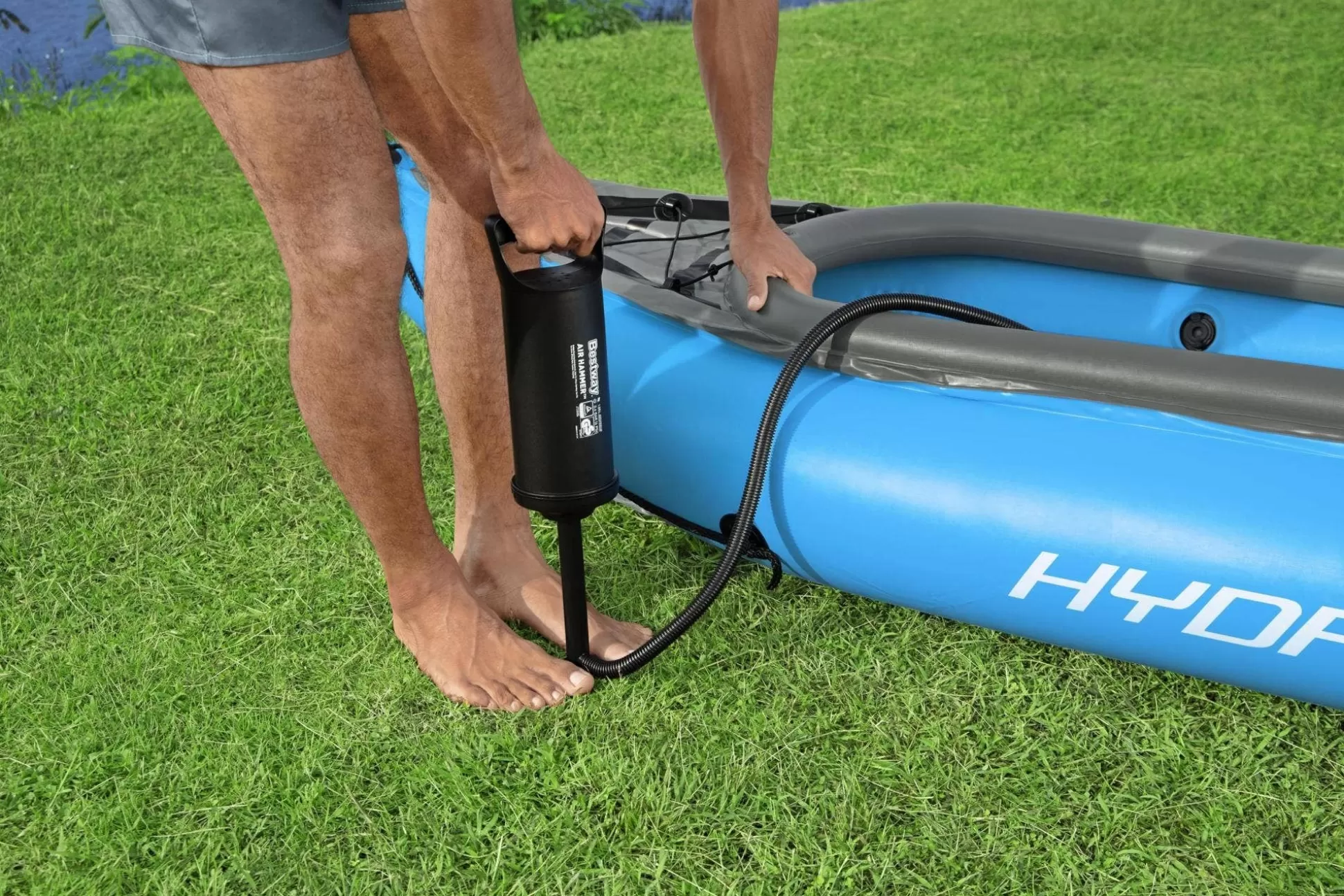 Bestway Hydro-Force Cove Champion Inflatable Two-Person Kayak Set 10' 10" Fashion