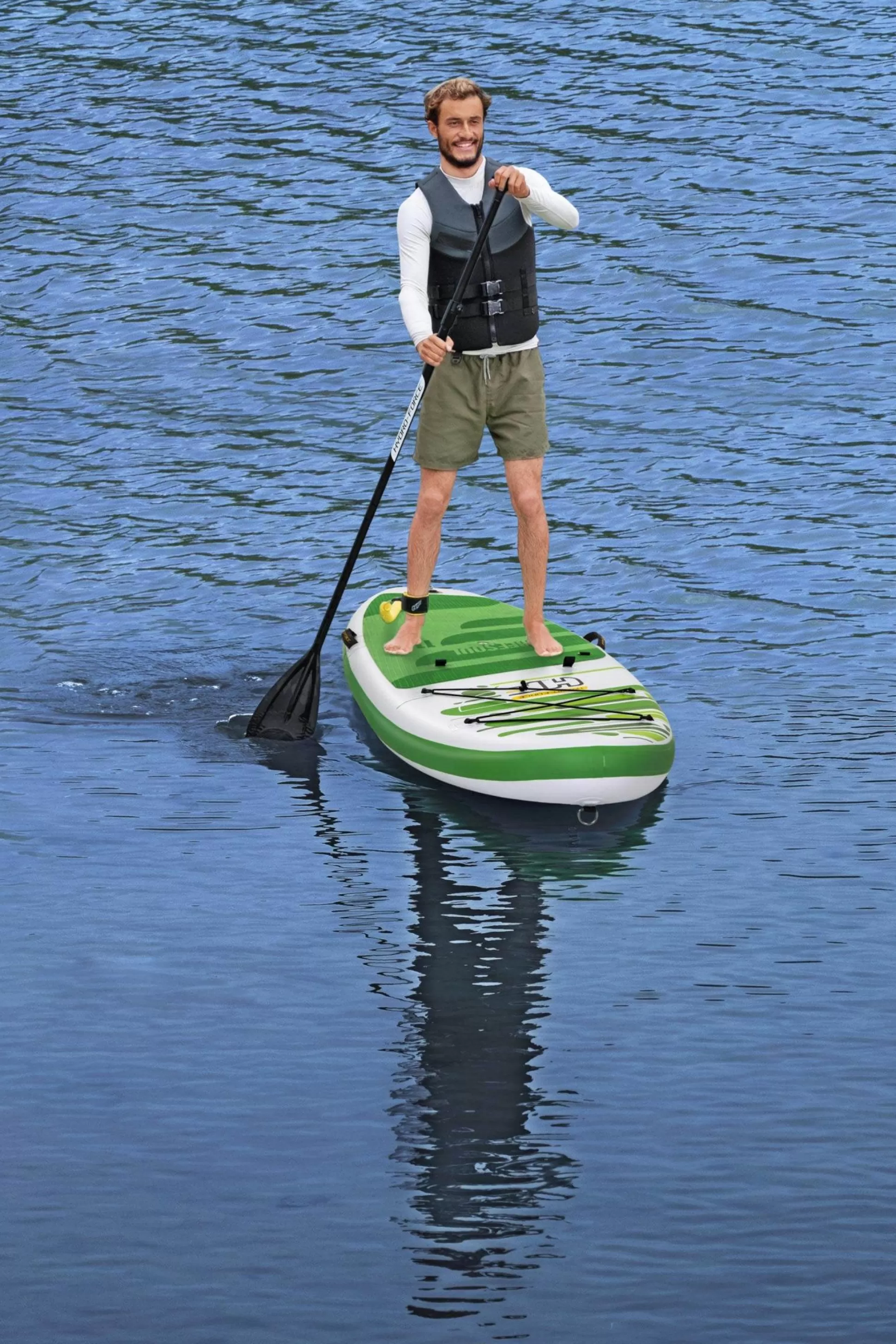 Bestway Hydro-Force Freesoul Tech Inflatable Convertible Stand-Up Paddleboard And Kayak Set 11'2" Flash Sale
